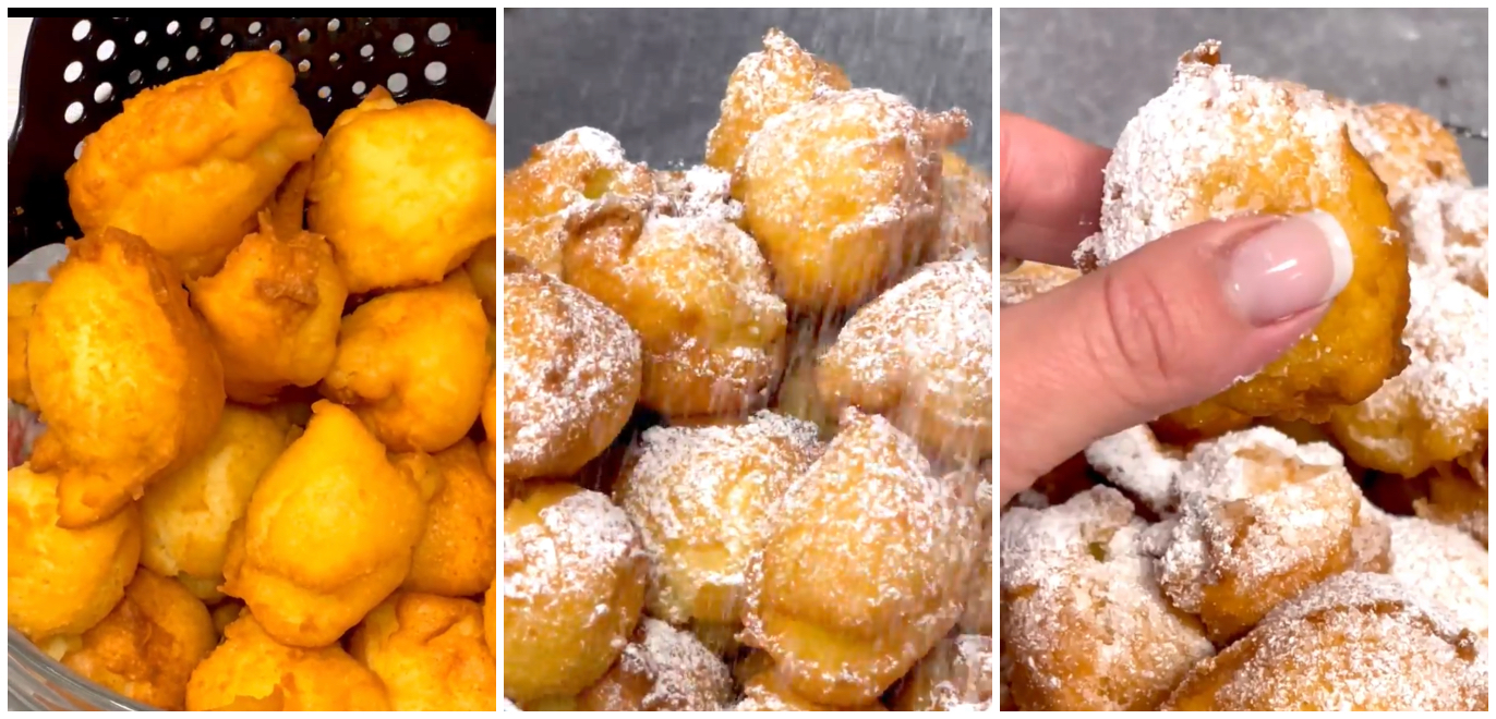 FRITTELLE MELE E RICOTTA