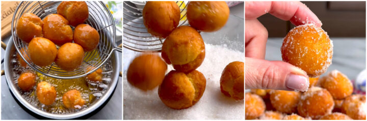 Castagnole al limone