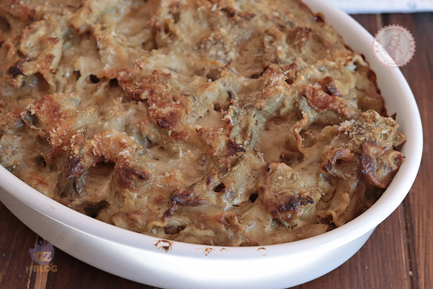 PASTA AL FORNO CON I CARCIOFI ricetta facile saporita