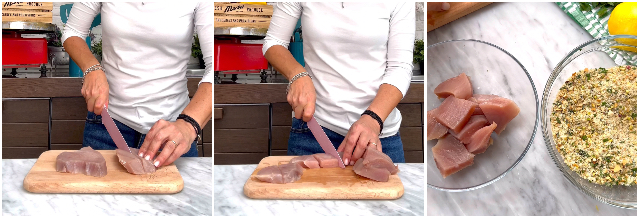 Tonno in crosta di pistacchi