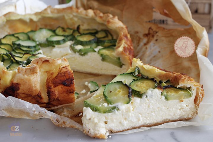 TORTA ZUCCHINE E STRACCHINO