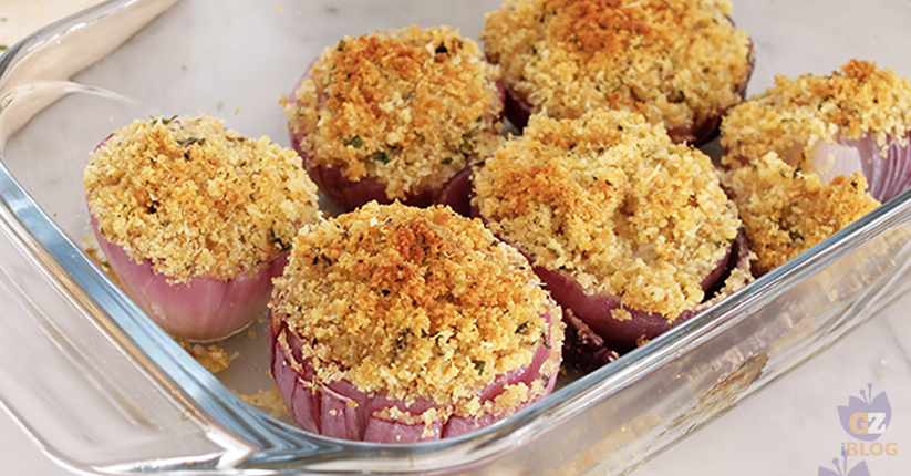 CIPOLLE GRATINATE AL FORNO con cipolle di Tropea