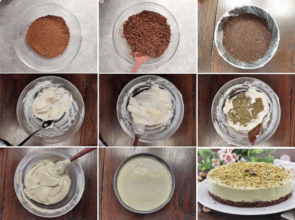 CHEESECAKE AL PISTACCHIO