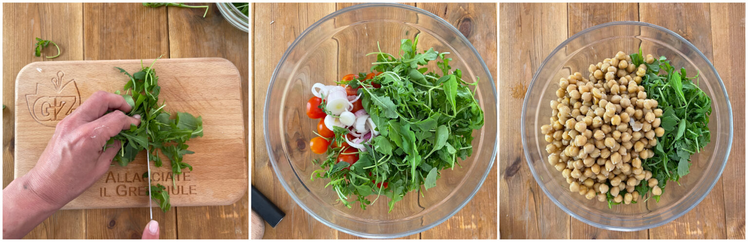 INSALATA DI CECI ESTIVA ricetta piatto facile e veloce