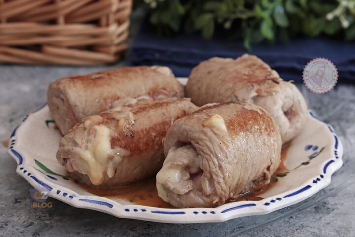 INVOLTINI DI CARNE PROSCIUTTO E FORMAGGIO ricetta