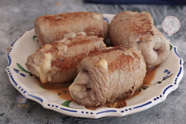 INVOLTINI DI CARNE PROSCIUTTO E FORMAGGIO ricetta