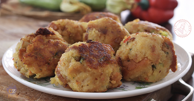 POLPETTE DI VERDURE ricetta facile con pane raffermo