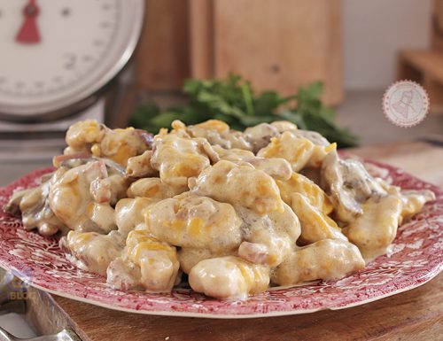 GNOCCHI ZUCCA FUNGHI E SPECK