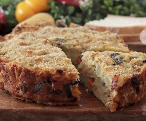 TORTA DI PANE E VERDURE