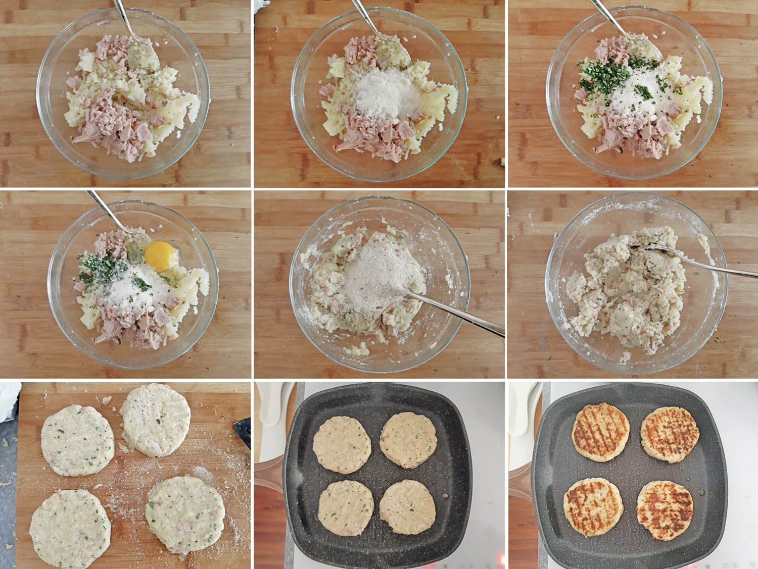 BURGER TONNO E PATATE