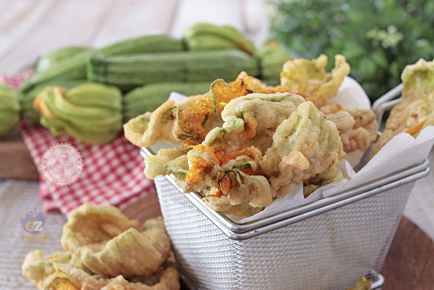 FIORI DI ZUCCA FRITTI ricetta antipasto facile e veloce