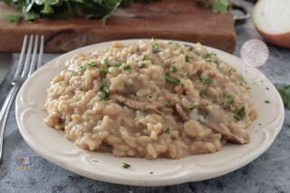 RISOTTO CON I FUNGHI SECCHI