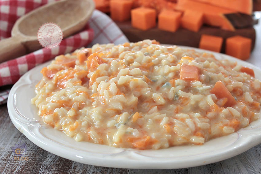 RISOTTO ZUCCA E ricetta primo piatto autunnale