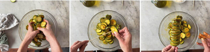 SPIEDINI DI ZUCCHINE