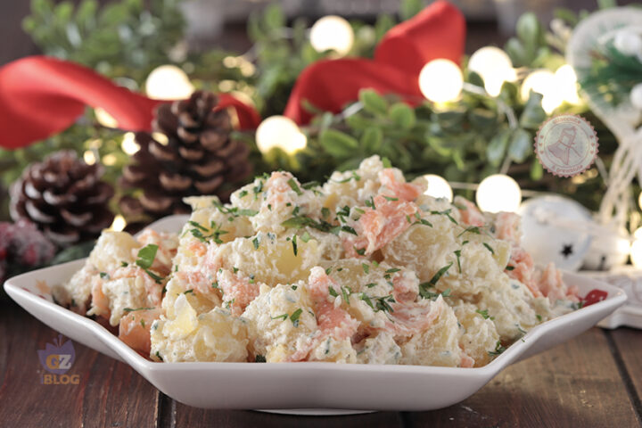INSALATA DI PATATE E SALMONE