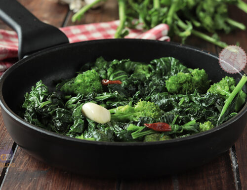 Cime di rapa in padella