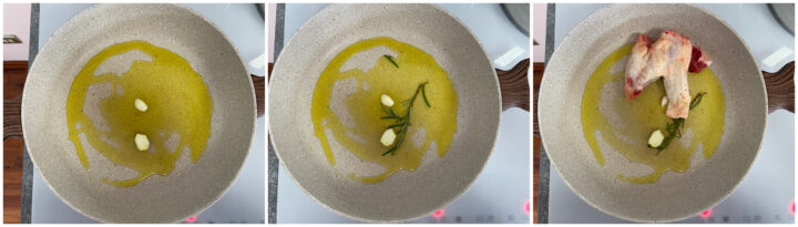 ALI DI POLLO IN PADELLA