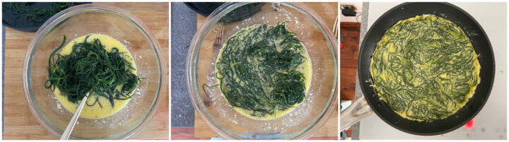 Frittata di agretti