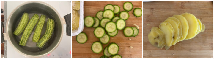 Patate e zucchine al latte