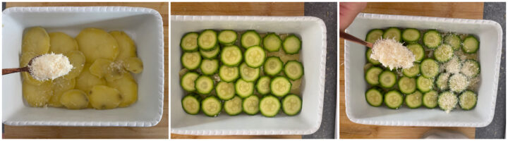 Patate e zucchine al latte