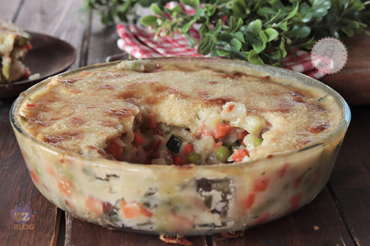 Minestrone gratinato