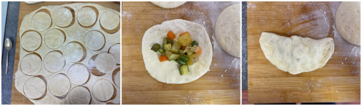 Panzerotti di verdure al forno