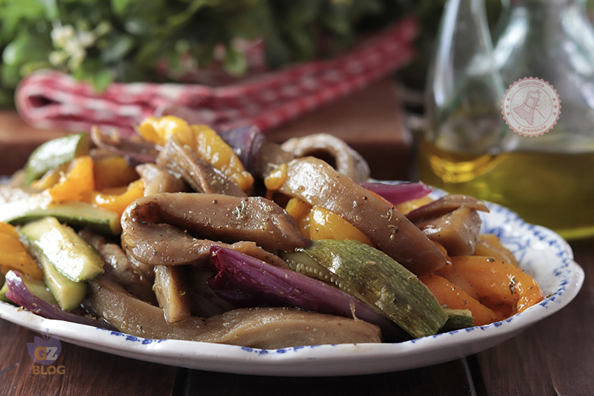 Insalata di verdure al forno