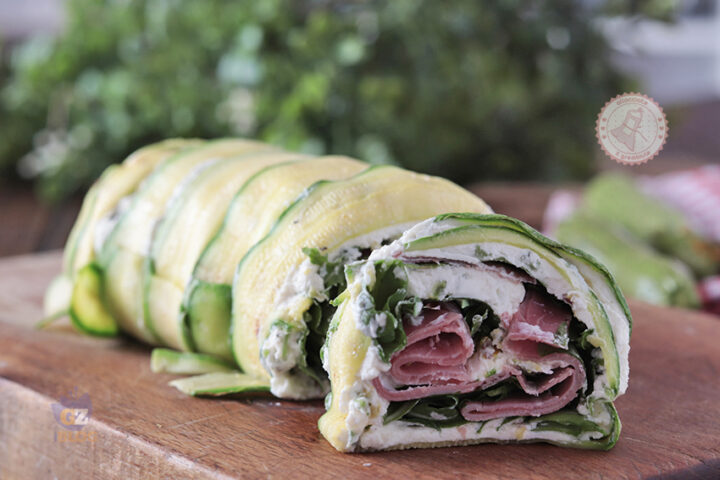 Rotolo di zucchine grigliate