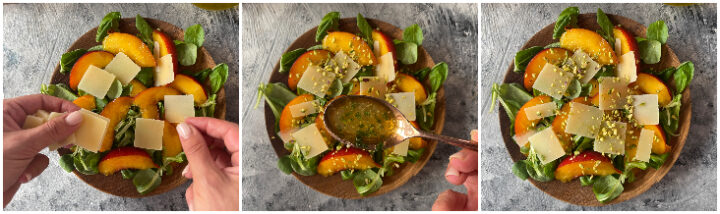 Insalata di pesche