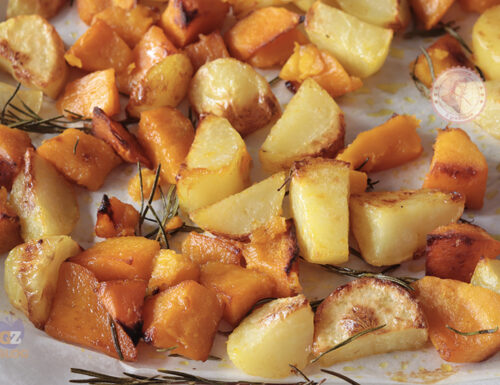 Zucca e patate al forno