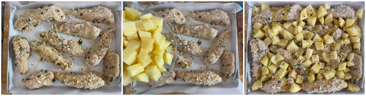 Petto di pollo con patate al forno ricetta secondo e contorno insieme