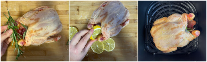 Pollo in friggitrice ad aria