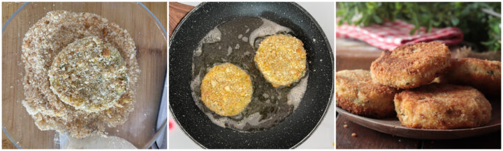 Burger di merluzzo e patate