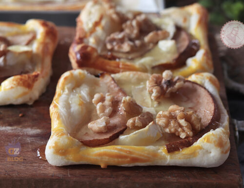 Sfogliatine pere e formaggio