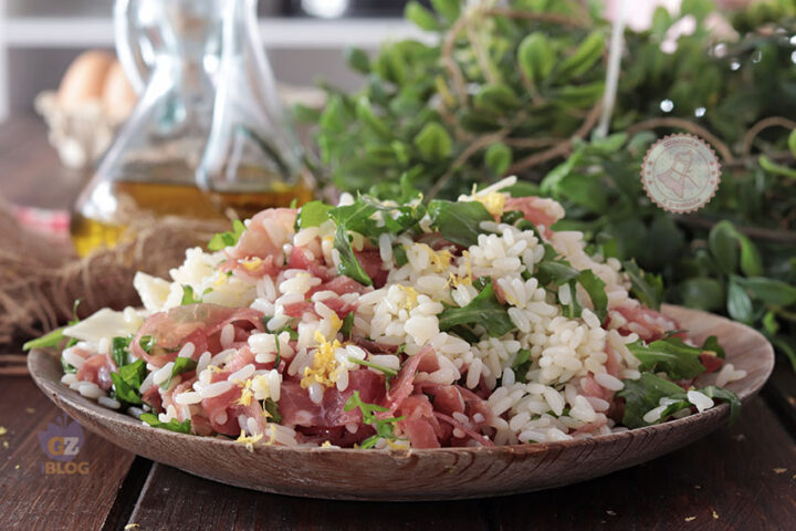 Insalata di riso bresaola rucola e grana