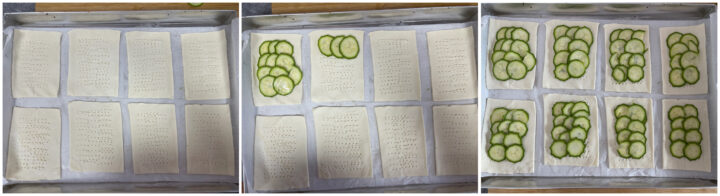 Sfogliatine zucchine e formaggio