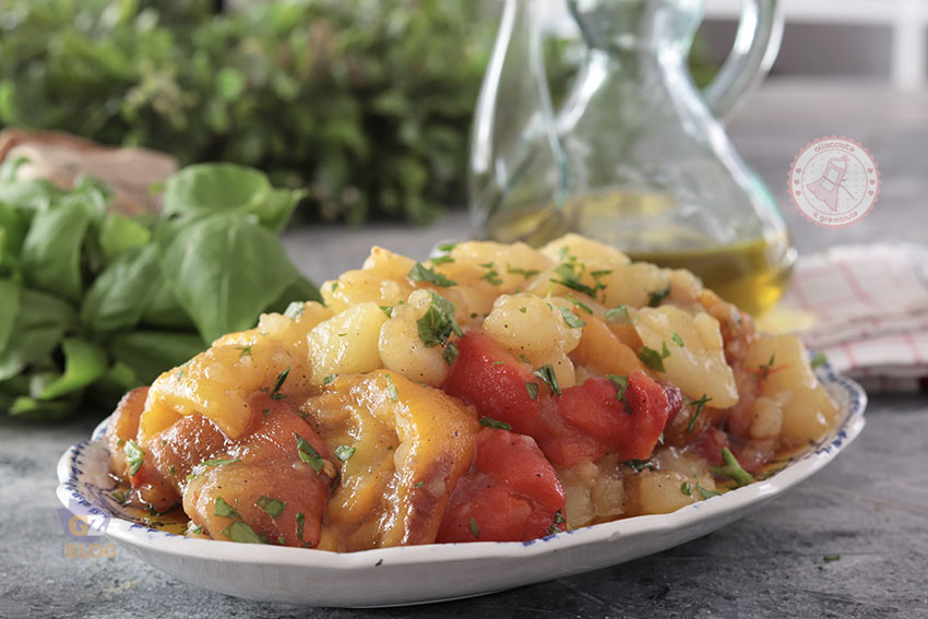 Insalata di peperoni e patate