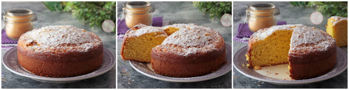Torta allo zafferano