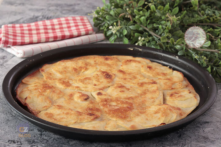 Schiacciata di patate con farina di riso