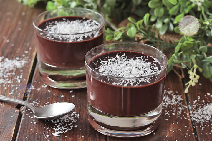 Budino cocco e cioccolato
