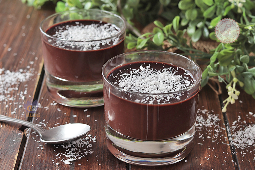 Budino cocco e cioccolato