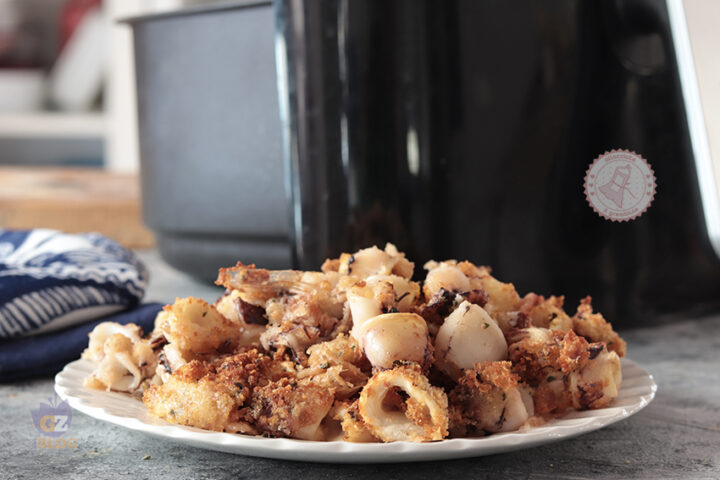 Calamari in friggitrice ad aria