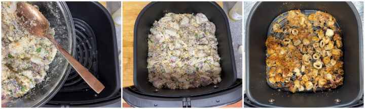 Calamari in friggitrice ad aria