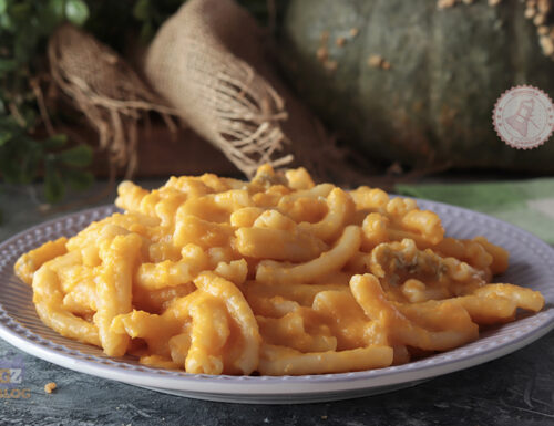 Pasta zucca e gorgonzola