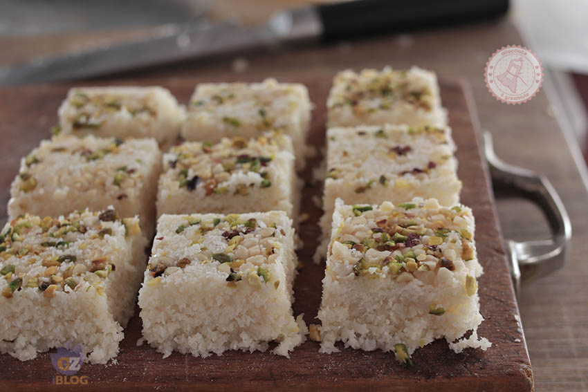 Barfi al cocco