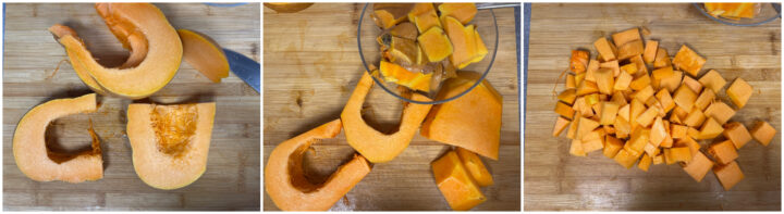 Fagottini di lasagne con la zucca