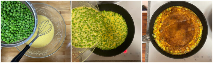 Frittata di piselli