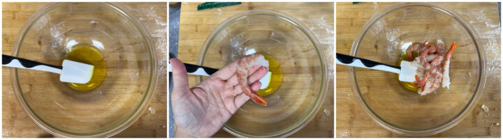 Gamberi surgelati al forno