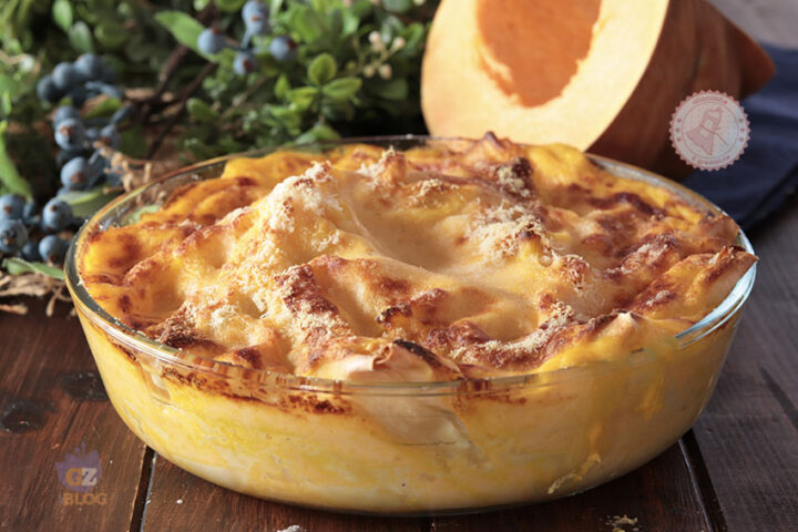 Fagottini di lasagne con la zucca