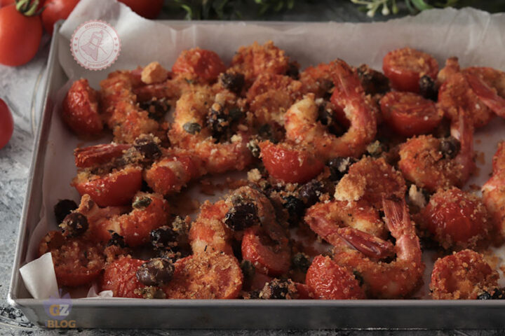 Gamberi surgelati al forno